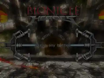 Bionicle Heroes (USA) screen shot title